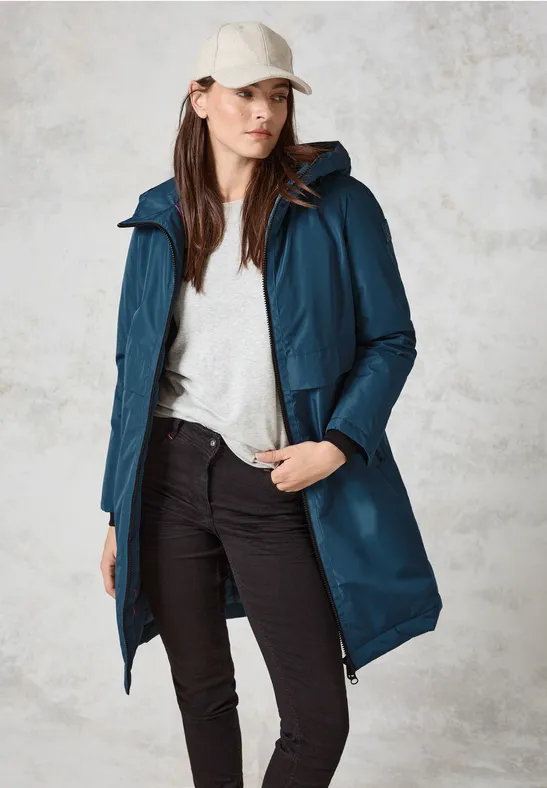 Gef�tterter Trenchcoat