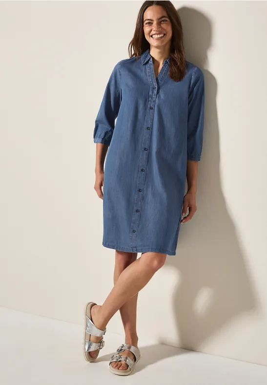 Kleid im Jeanslook
