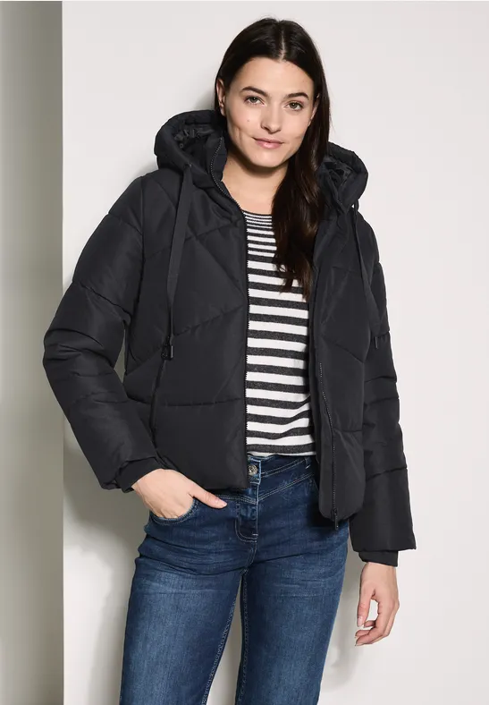 Gef�tterte Steppjacke
