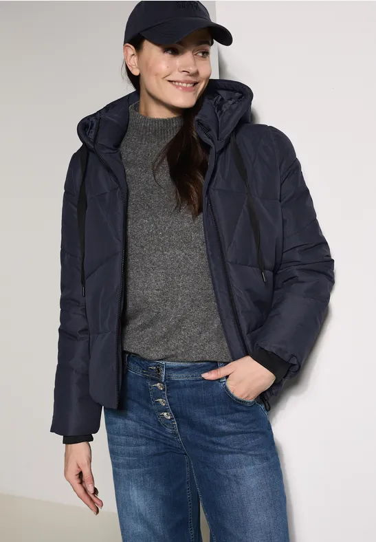 Gef�tterte Steppjacke