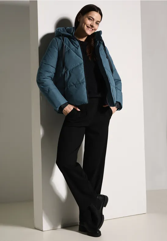 Gef�tterte Steppjacke
