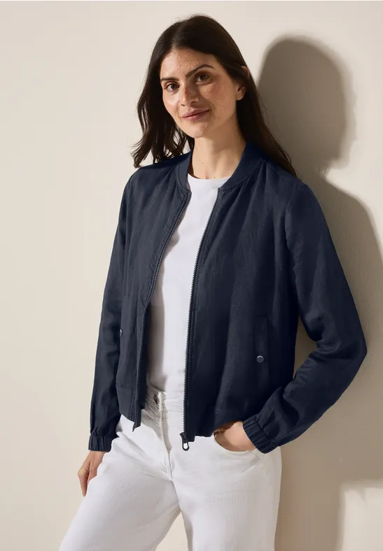 Leichter Leinen-Blouson
