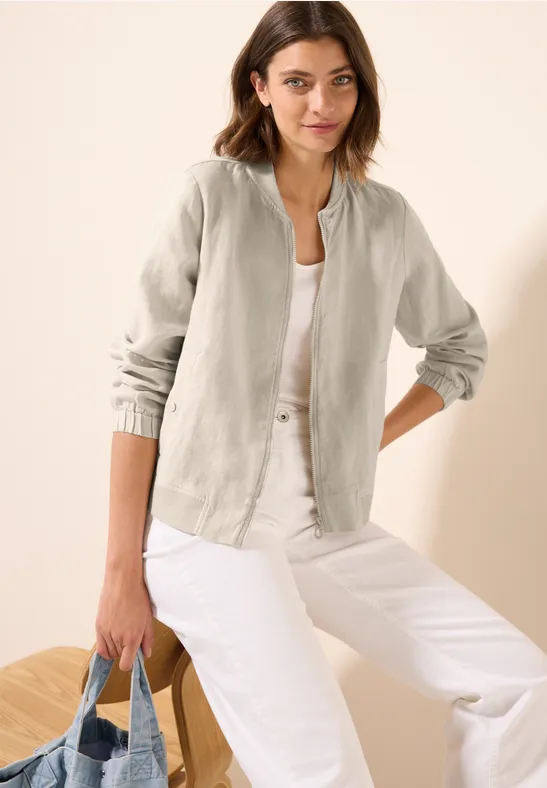 Leichter Leinen-Blouson