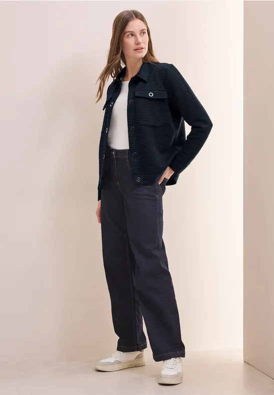 Overshirt mit Struktur