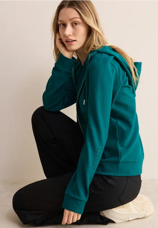 Sweatjacke mit Kapuze