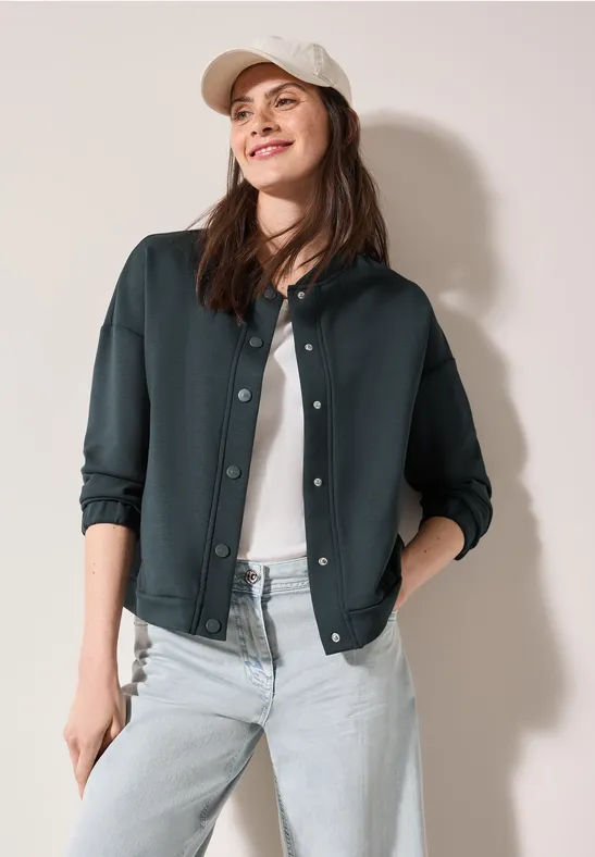 Silk-Touch Blouson