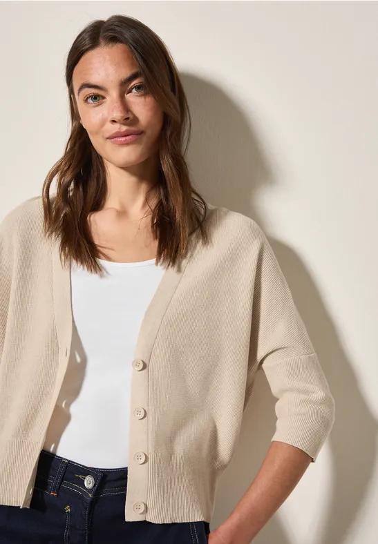 Cardigan mit Struktur