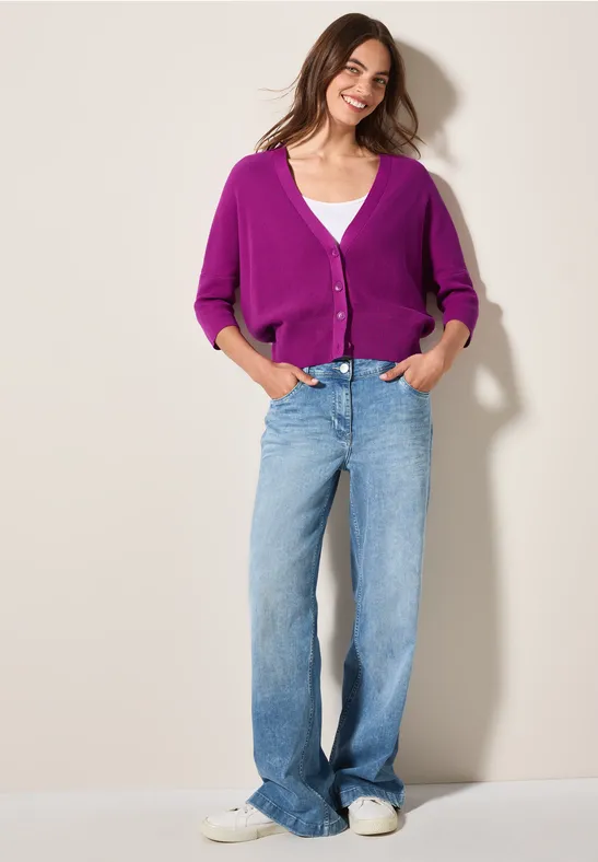 Cardigan mit Struktur