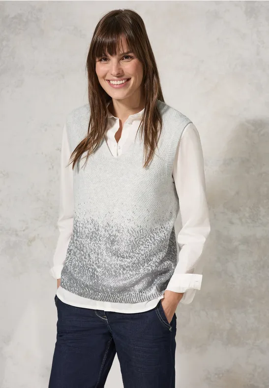 Pullunder mit Folien-Print