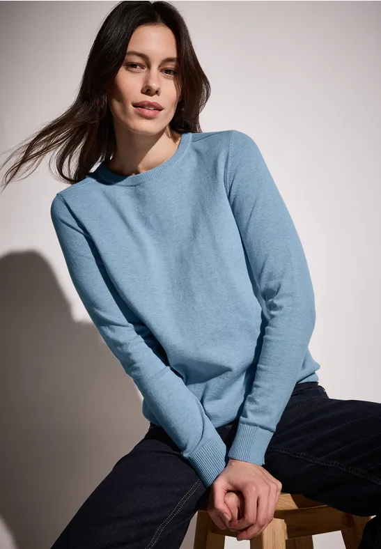 Pullover mit Mesh-Detail