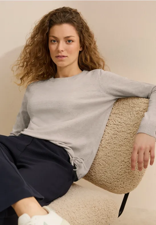 Pullover mit Mesh-Detail