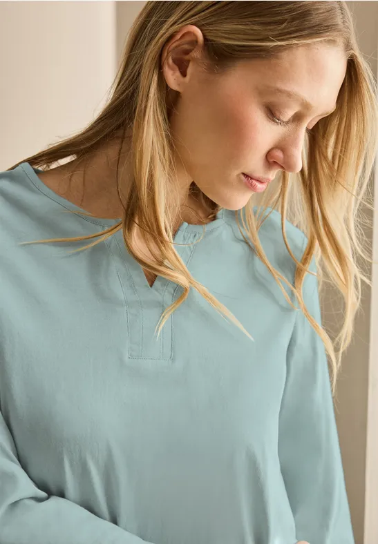 Shirt im Tunika-Look