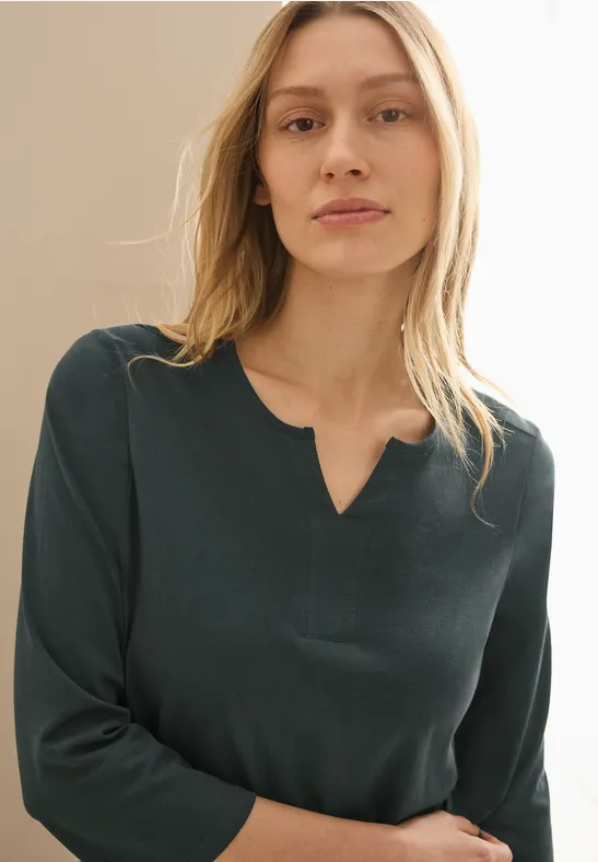 Shirt im Tunika-Look