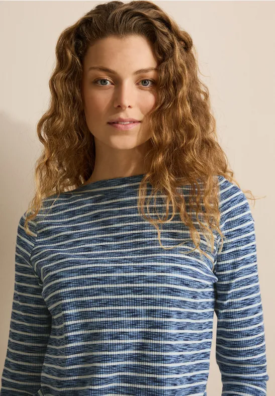 Gestreiftes Melange Shirt