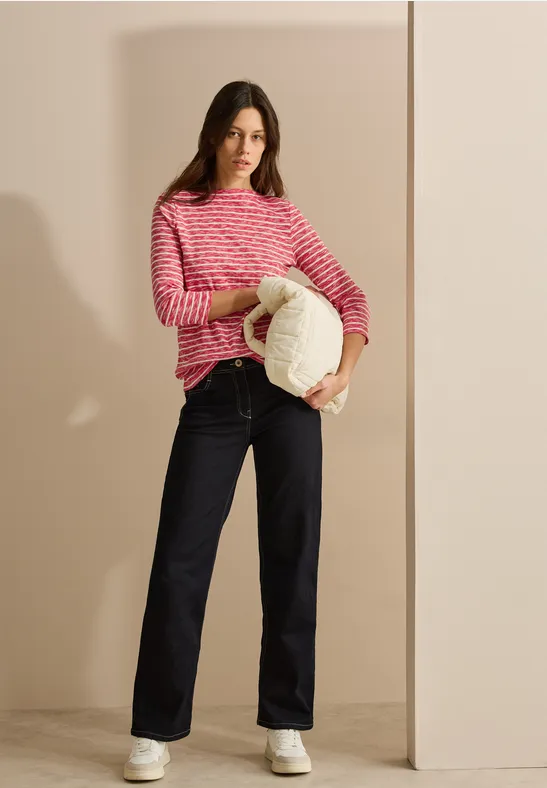 Gestreiftes Melange Shirt
