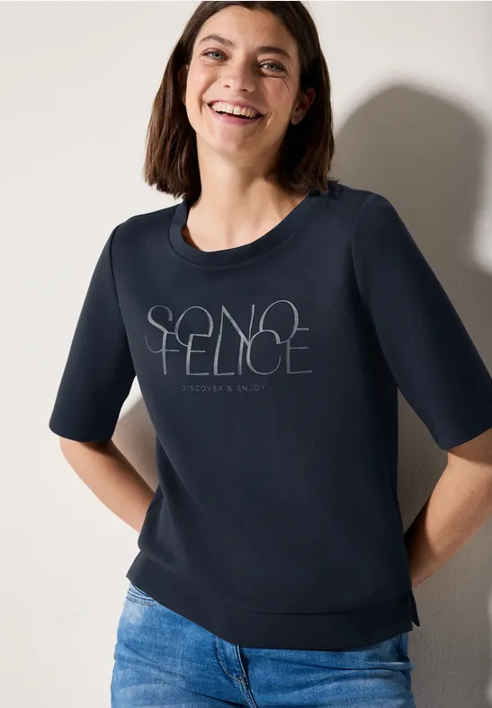 T-Shirt mit Wording
