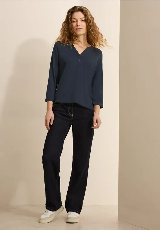 Shirt im Tunika-Look