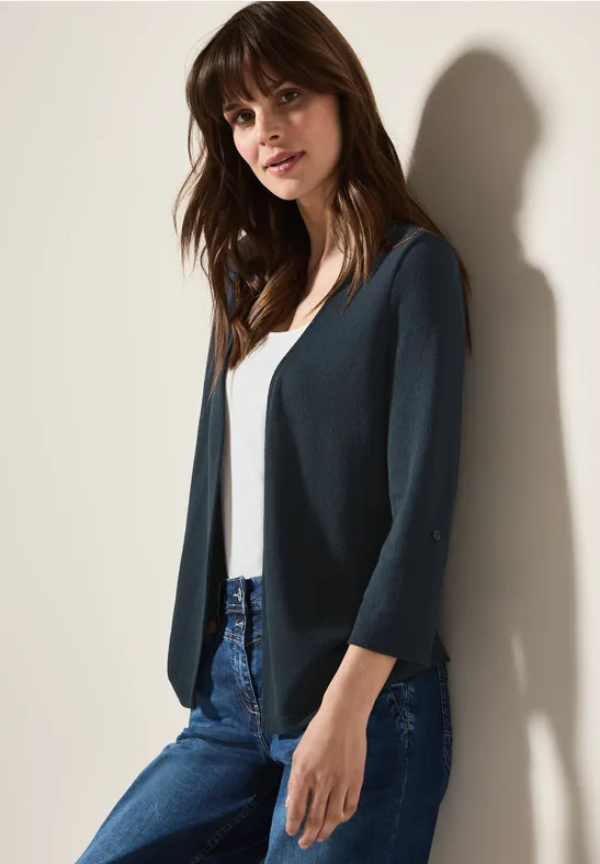 Offene Strukturjacke
