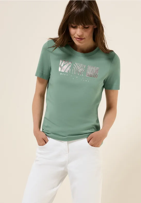 T-Shirt mit Frontprint