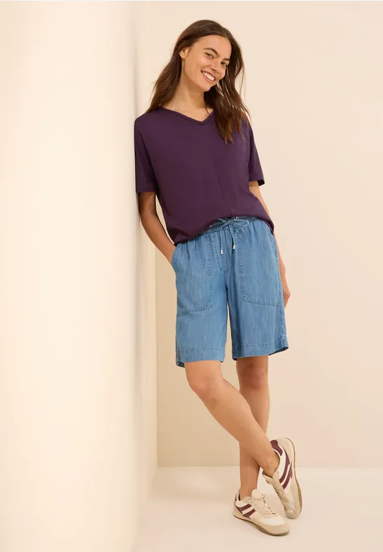 T-Shirt mit Zierdetail