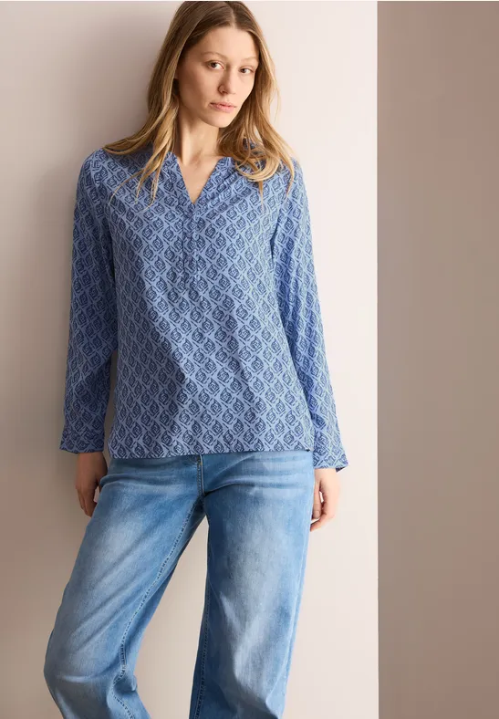 Tunika mit Minimal Print