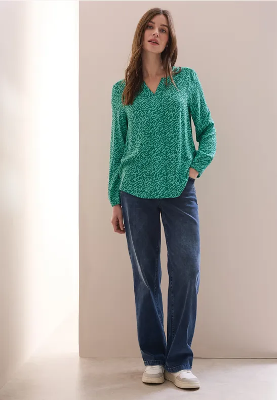 Bedruckte Bluse