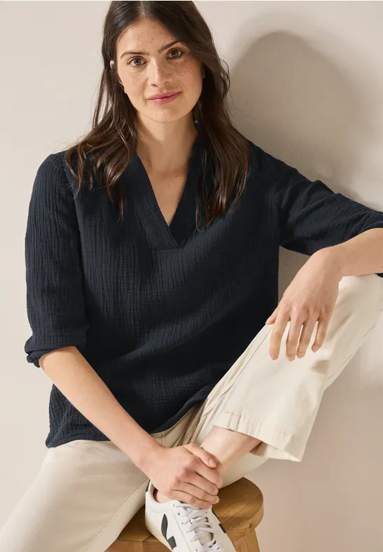 Musselin Bluse