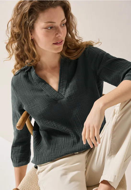 Musselin Bluse