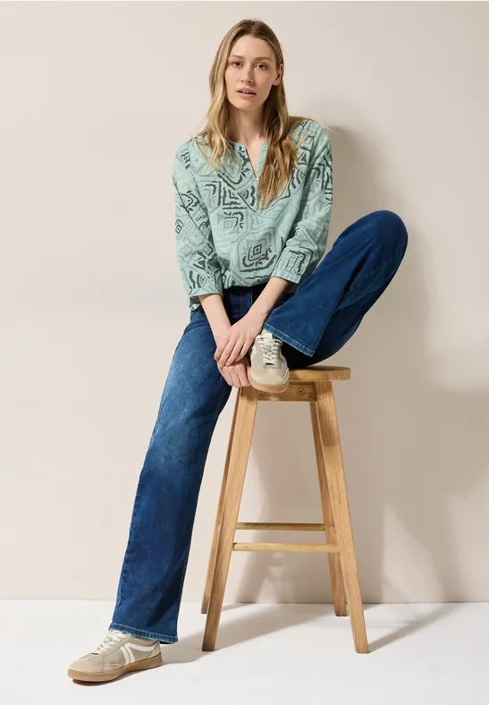 Bedruckte Bluse