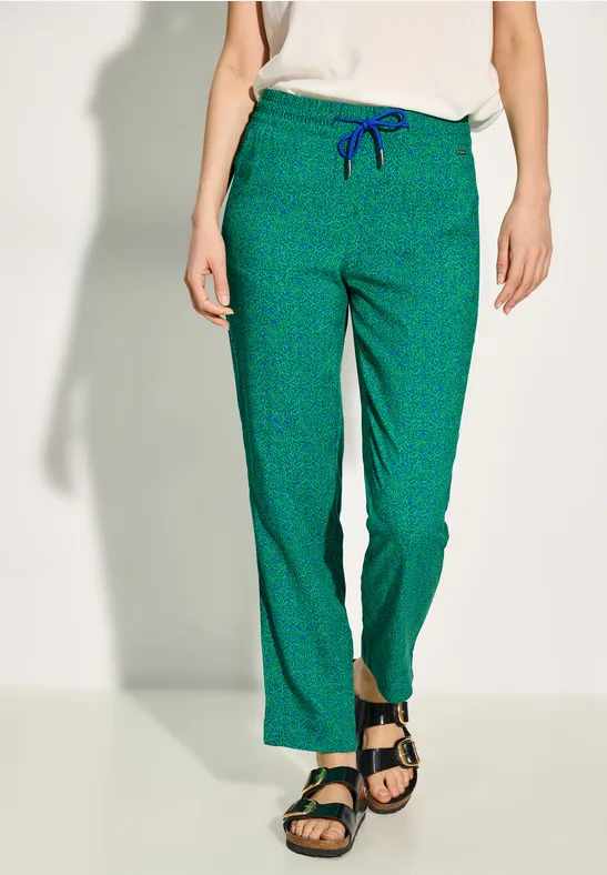 Bequeme Print Hose
