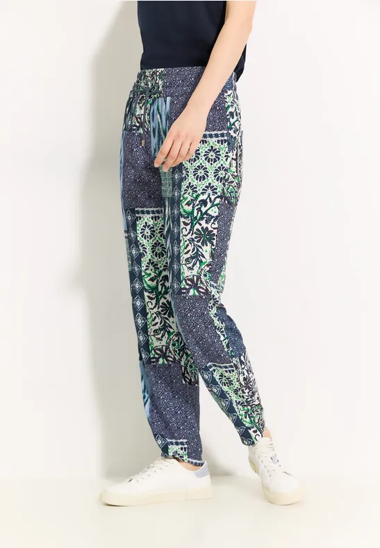 Patchwork Print Hose
