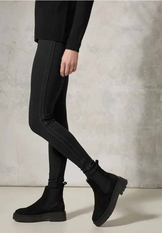 Leggings mit Glitzer-Tape