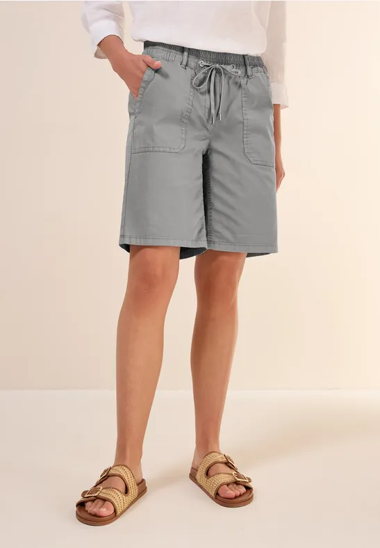Twill Shorts im Washed-Look