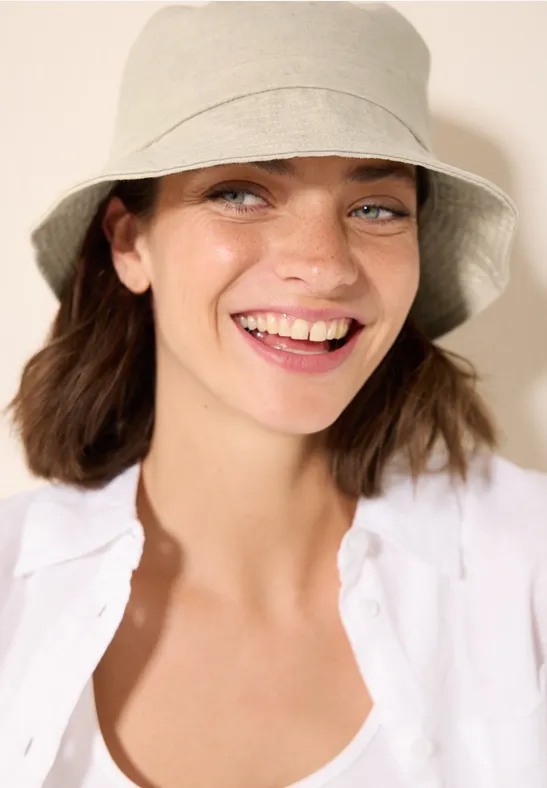 Leinen Bucket Hat