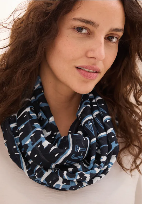 Loop Schal mit Folien Print